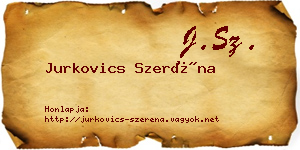 Jurkovics Szeréna névjegykártya